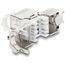 DeLOCK Keystone Modul RJ45 Buchse zu LSA Cat.8.1 geschirmt mit Verschlussclip und Staubschutzklappe kabelbinderfrei, 2 image