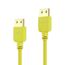 PureLink PI0504-005 HDMI-Kabel 0,5 m HDMI Typ A (Standard) Gelb, Farbe: Gelb, Länge: 0,5 m