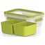 EMSA CLIP & GO Snackbox 0,55 L mit 2 Einsätzen