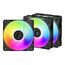 ARCTIC Freezer P12 Pro Reverse A-RGB - 3 Pack - 120 mm A-RGB PWM-Lüfter mit Kabelsplitter