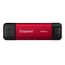 Kingston Technology 512GB Tragbare SSD mit Dual USB-A/C, bis zu 1050MB/s USB 3.2 Gen 2, Kapazität: 512 GB