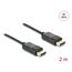 DeLOCK Koaxiales DisplayPort Kabel 8K 60 Hz mit Geflechtmantel 2 m, 2 image