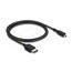 DeLOCK 81690 HDMI-Kabel 1 m HDMI Typ A (Standard) HDMI Typ D (Mikrofon) Schwarz, Farbe: Schwarz, Länge: 1 m