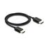 DeLOCK 81681 HDMI-Kabel 1 m HDMI Typ A (Standard) Schwarz, Farbe: Schwarz, Länge: 1 m