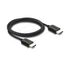 DeLOCK Coaxial High Speed HDMI cable 8K 60 Hz 48 Gbps with braided coating 2 m HDMI-Kabel HDMI Typ A (Standard) Schwarz, Farbe: Schwarz, Länge: 2 m
