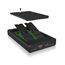 ICY BOX IB-2817MCL-C31, 2-fach M.2 PCIe NVMe CloneStation & DockingStation, USB 3.2 Gen 2 Type-C®/A, für 22x30/42/60/80 mm, Aluminium, schwarz, 7 image