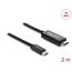 DeLOCK 81704 Videokabel-Adapter 2 m USB Typ-C HDMI Schwarz, 2 image