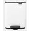 Brabantia Bo 4 l Rechteckig Stahl Weiß, Farbe: Weiß