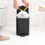 Brabantia Bo 4 l Rechteckig Stahl Schwarz, Farbe: Schwarz, 2 image
