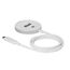 CLUB3D CAC-3026 Qi2 25W kabelloses Ladegerät Weiß Qi 2.2 MagSafe-kompatibles Magnetpad