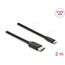 DeLOCK 80165 Videokabel-Adapter 2 m USB Typ-C DisplayPort Schwarz, 2 image