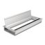 DeLOCK Kabeldurchführung für Tischeinbau mit Bürste 300 x 120 x 28 mm silber