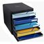 Exacompta , Schubladenbox Big Box Plus, 5 Offene Schubladen, Bee Blue - Farben Sortiert - Neu, 3 image