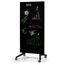 Legamaster Mobiles Glasboard 90x175cm schwarz, Farbe: Schwarz