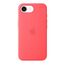 Apple iPhone 17e Silikon Case mit MagSafe − Guavepink, Farbe: Rot