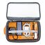 Lowepro GearUp Case Large Geldbörse Nylon, Ripstop Grau, Orange