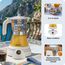 Ariete 1358/1P Manuell Elektrische Espressokanne 0,14 l, Farbe: Blau, Gelb, 3 image