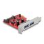DeLOCK PCI Express x1 Karte zu 2 x extern USB 5 Gbps Typ-A Buchse - Low Profile Formfaktor