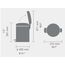 Brabantia NewIcon 5 l Rund Stahl Braun, 6 image
