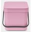 Brabantia Sort & Go 6 l Rechteckig Recycelbarer Kunststoff Pink, Farbe: Pink