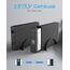 ICY BOX IB-382H-C31, USB 3.2 Gen 2 Gehäuse für 2,5'' od. 3,5'' SATA HDD/SSD, integrierter Hub 1x USB-C 2x USB-A, 10 Gbit/s, 12V 3A Netzteil, schwarz, 2 image