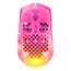 Steelseries Aerox 3 Wireless Gen 2 Maus Gaming Rechts RF Wireless + Bluetooth Optisch 26000 DPI, Farbe: Transparent, Magenta