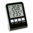 TFA-Dostmann PALMA Flüssigkeitsumgebungs-Thermometer Drinnen/Draußen Schwarz, Grau