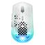 Steelseries Aerox 3 Wireless Gen 2 Maus Gaming Rechts RF Wireless + Bluetooth Optisch 26000 DPI, Farbe: Transparent, Weiß