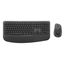Logitech Signature Comfort Plus Combo MK880 Tastatur Maus enthalten Universal RF Wireless + Bluetooth QWERTZ Schweiz Graphit