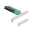DeLOCK PCI Express x16 Karte zu 4 x intern SFF-8643 NVMe - Bifurcation - Low Profile Formfaktor