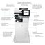 HP LaserJet Enterprise Flow M636z Wireless Multifunction Schwarzweiß Drucker, Kopierer, Scanner; Duplex, 4 image
