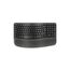 Logitech Wave Keys Tastatur Büro RF Wireless + Bluetooth QWERTZ Schweiz Graphit, Farbe: Graphit