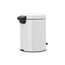 Brabantia Pedal Bin newIcon Rund Weiß, Farbe: Weiß, 2 image