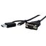EXSYS EX-23001 Serien-Kabel Schwarz 0,5 m USB Type-A/USB Type-C DB-9