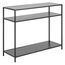 AC Design 0000093702 Regal Regalboden Freistehend Stahl, Melamin Schwarz