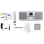 TechniSat DIGITRADIO 650 Internet Digital Silber, Weiß, 5 image