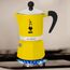 Bialetti Rainbow Mokka-Kanne Schwarz, Gelb, 2 image
