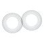 Nachtmann Bossa Nova Servierteller Rund Glas Transparent 2 Stück(e)