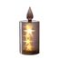 LEONARDO LED Kerze SILENZIO 21 cm grau