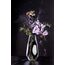 LEONARDO OCCHI BLANC Vase Konisch geformte Vase Glas Schwarz, Transparent, 2 image