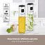 Gourmetmaxx 05570 Öl-/Essig-Spender 100 l Flasche Acrylnitril-Butadien-Styrol (ABS), Glas, Polyethylen Schwarz, Grau, Transparent, 2 image