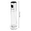 Gourmetmaxx 05570 Öl-/Essig-Spender 100 l Flasche Acrylnitril-Butadien-Styrol (ABS), Glas, Polyethylen Schwarz, Grau, Transparent, 4 image