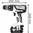 Bosch Akku-Bohrschrauber 12 V Li-Ion 1300 RPM Schwarz, Blau, Rot