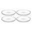 LEONARDO CUCINA Essteller Rund Glas Transparent 4 Stück(e)