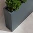 Herstera Metal Planter Divider Draußen Pflanzgefäß Freistehend Galvanisiertes Stahl Anthrazit, 9 image