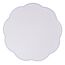 Villeroy & Boch Fleur Platzdeckchen Rund Blau 1 Stück(e), Farbe: Blau