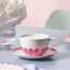 Villeroy & Boch Fleur Tasse Pink, Weiß Cappuccino 1 Stück(e), Farbe: Pink, Weiß, 2 image