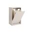 ReCollector Laundry Box Wäschekorb Rechteckig Holz Grau, Farbe: Grau