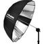 Profoto Umbrella Deep Silver Fotostudio-Reflektor Regenschirm Schwarz, Silber, 5 image