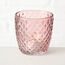 Boltze 1017892 Kerzenständer Glas Pink, Farbe: Pink, 4 image